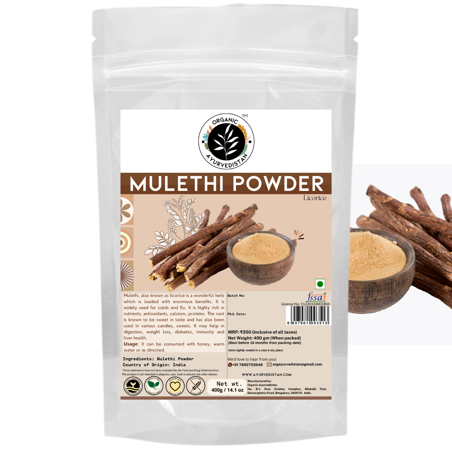 Mulethi powder